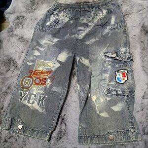 Dolce And Gabbana Patch Jean Shorts